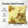 Elegant Traditional Chinese Art Pillow Case Comfort Sofa Bed Silky elegant Invisible zipper Custom Decorative cushion cover