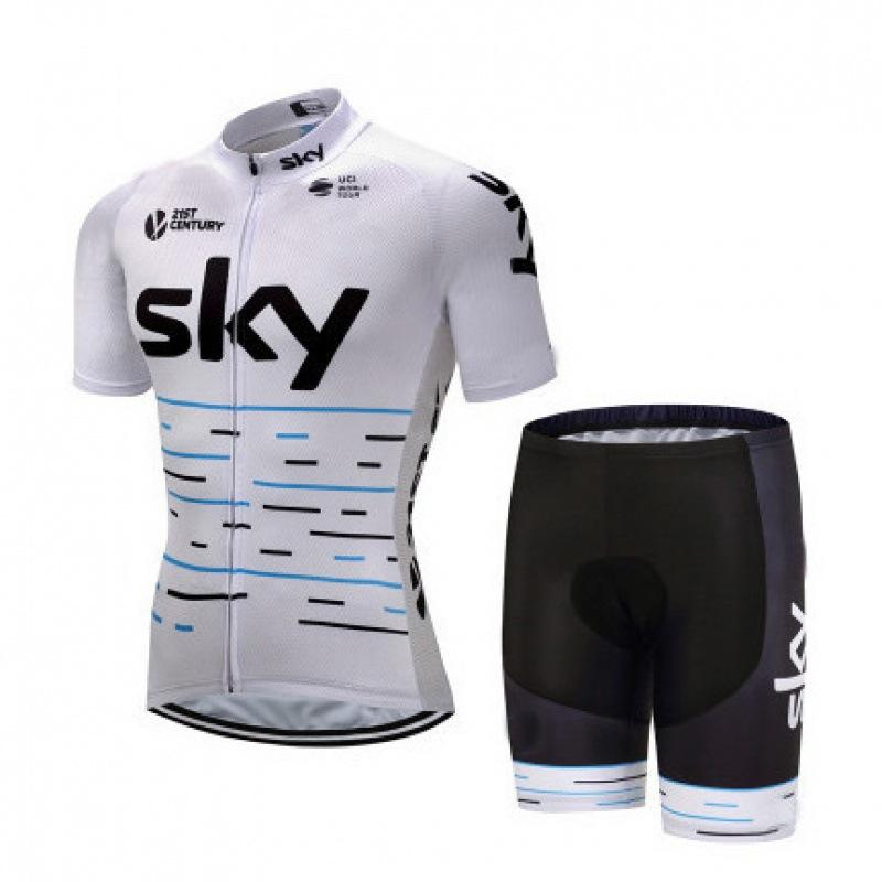 Outdoor cycling suit Tour de France cycling suit short-sleeved summer suit men's road bike mountain bike cycling shirt breathable