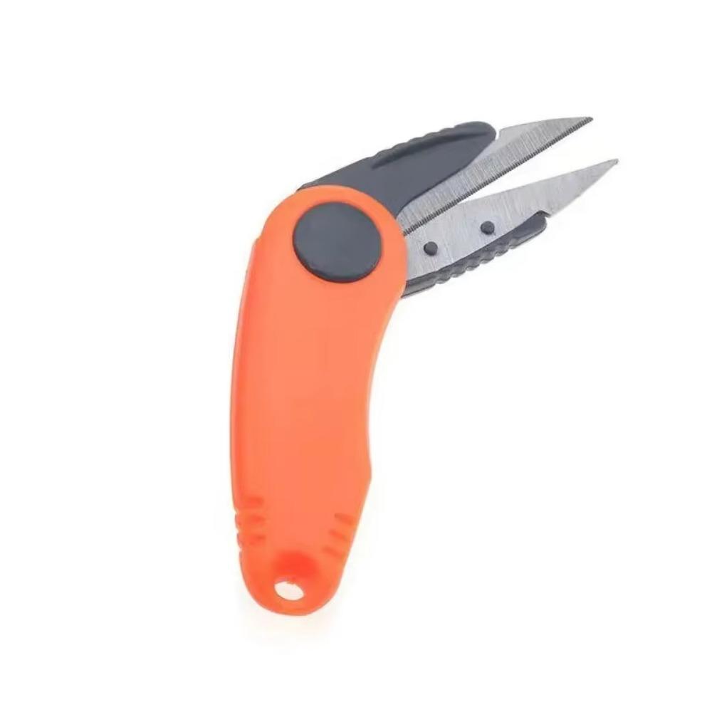 Foldable Design Fishing Line Cutter Stainless Steel Shrimp-Type Clipper Folding Scissors Pesca Use