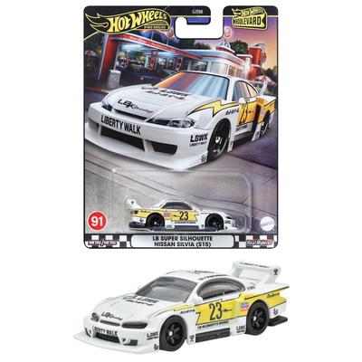 Hot Wheels Boulevard LB Super Silhouette Nissan Silvia (S15) [Mini Car] [3 Years Old and Up] HRT64