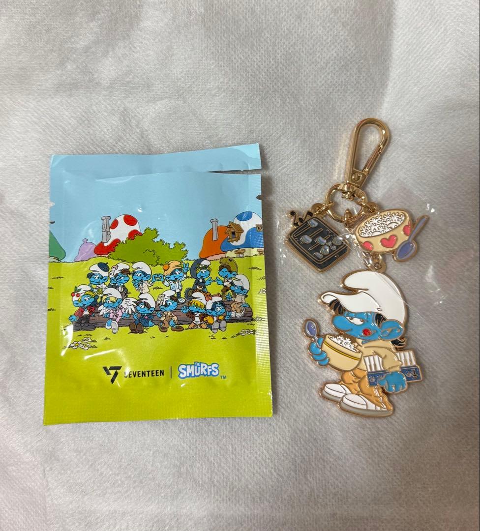 [USED] SEVENTEEN Seventeen Woozi Smurf Keyring