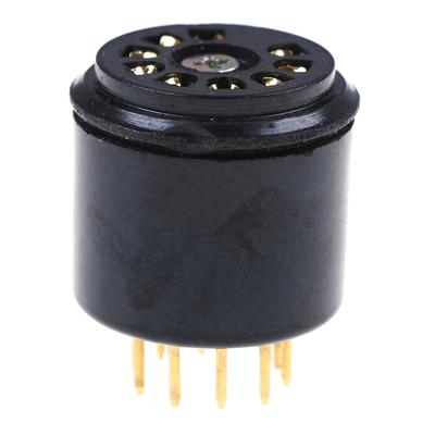 2X Gold Plated 9Pin Bakelite Tube Socket Testing Saver For 12Ax7 Ecc83 5670 6Dj8