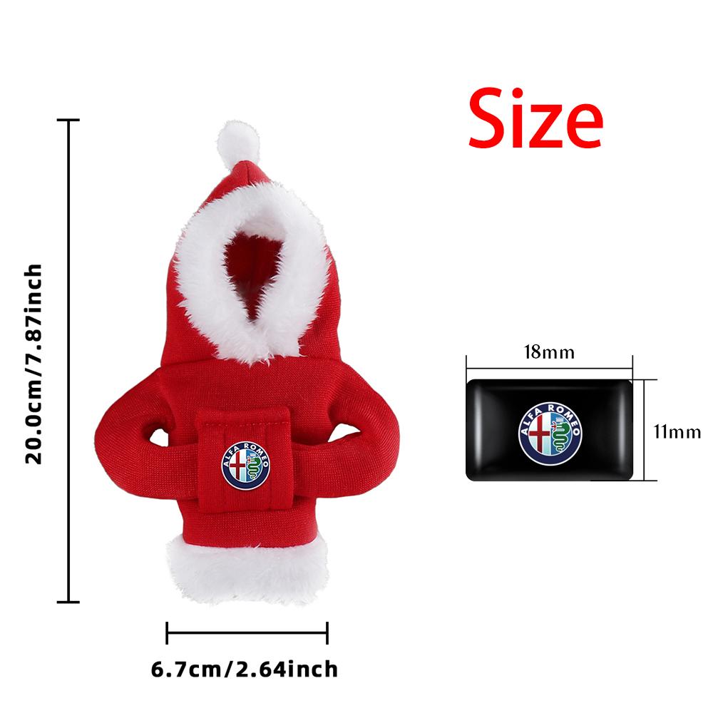 YYCE3 2025 New Hoodie Handle Car gear lever hoodie Shift Lever Cover Styling stickers For Alfa Romeo 159 147 Sportiva Accessories