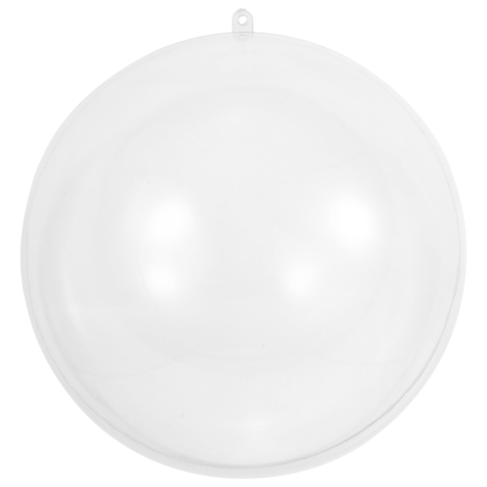 

NOLITOY Clear Plastic 20cm Acrylic Set of Hollow Balls for Christmas DIY Ornaments Balls, Ornaments, 2, Decorations,