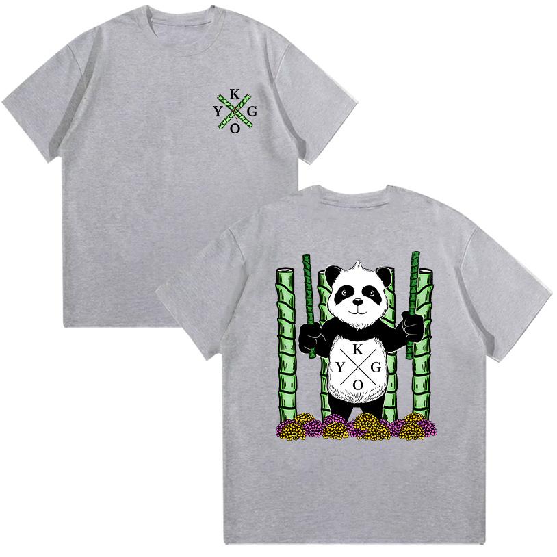 Kygo Panda Tričko Norský DJ Kygo Anime Grafická Trička Bavlna Vysoká Kvalita Pánské Tričko Y2k Streetwear Ženy Muž Neformální Oblečení