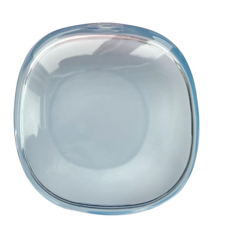 Frosted Transparent Dental Retainer & Denture Box - Stylish & Portable