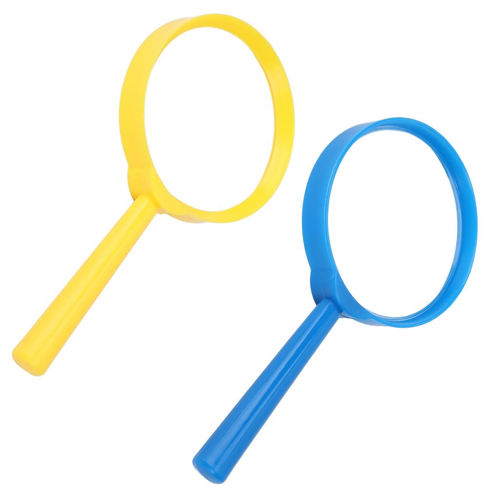 Color Plastic Handle Magnifying Glass Handheld Magnifier for Reading Students Children