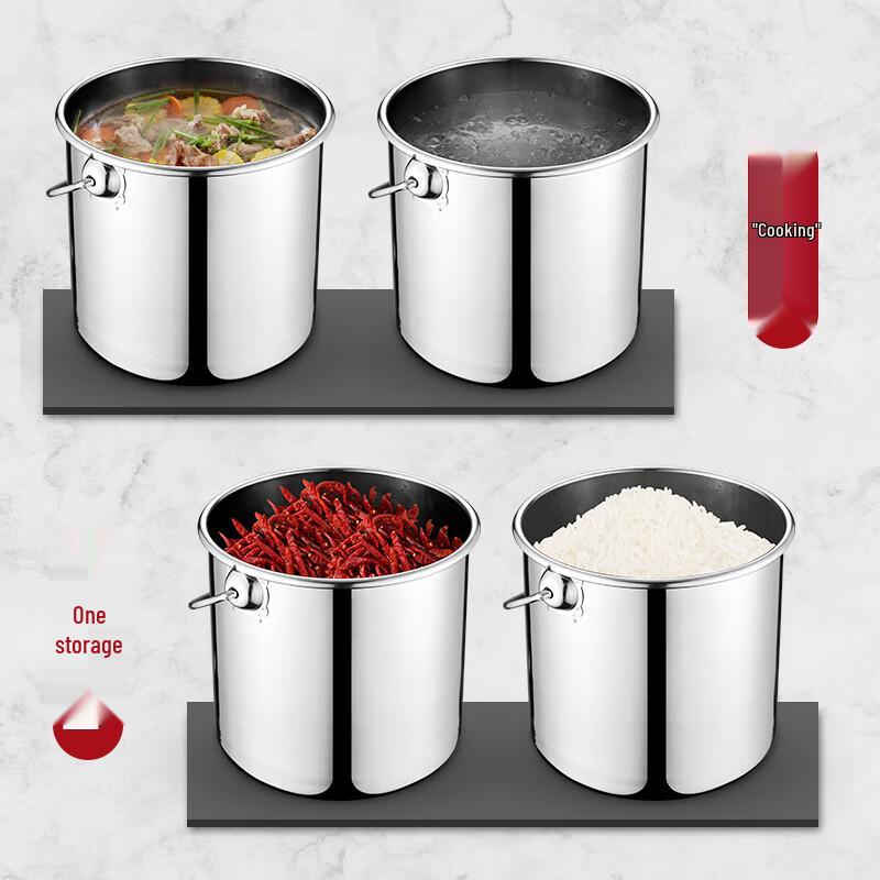Sule Stainless Steel Multi-Purpose Bucket with Lid