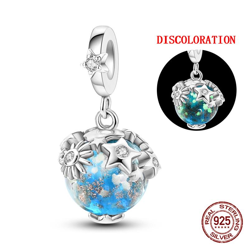 Snowflake Magic Fashionable Ball Copper Charm Beads Fit Original Bracelet Jewelry Designing For Ladies Present