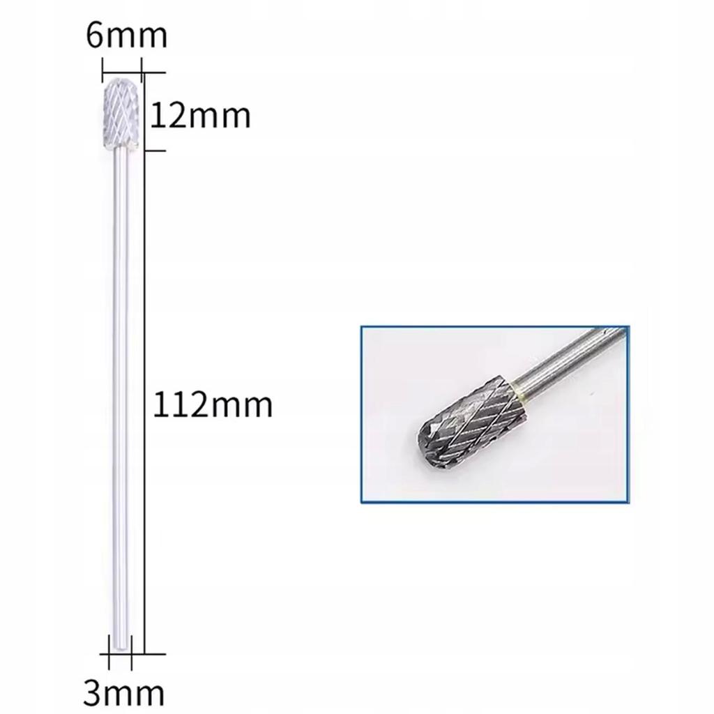 Zestaw Frezów Obrotowych | 3 Mm | 100 Mm | Podwójne Cięcie | Węglik Wolframu | Do Dremel | Drewno Metal Szkło Gips