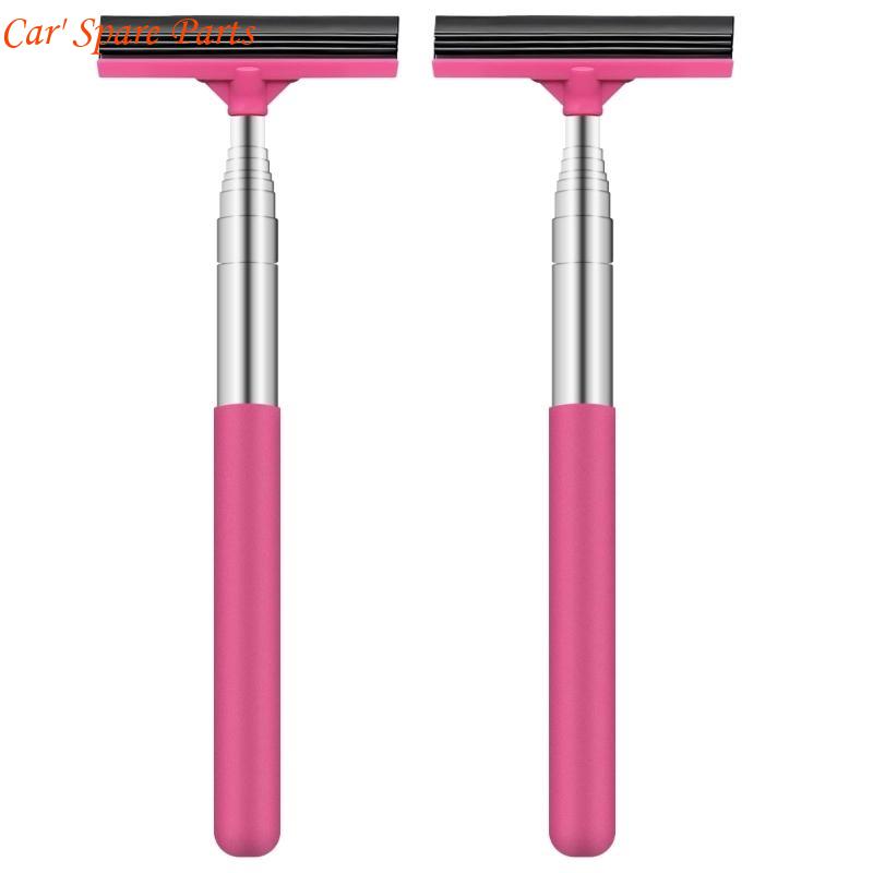

Y4UA Pack Of 2 Car Squeegee Retractable Tool For Mirrors Window Lightweight Easy Use красный