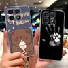 Phone Case For Xiaomi Mi 14T Pro Mi14T Cool Style Tiger Dragon Pattern Clear Soft Silicone TPU Back Cover Xiaomi 14t 5G Coques