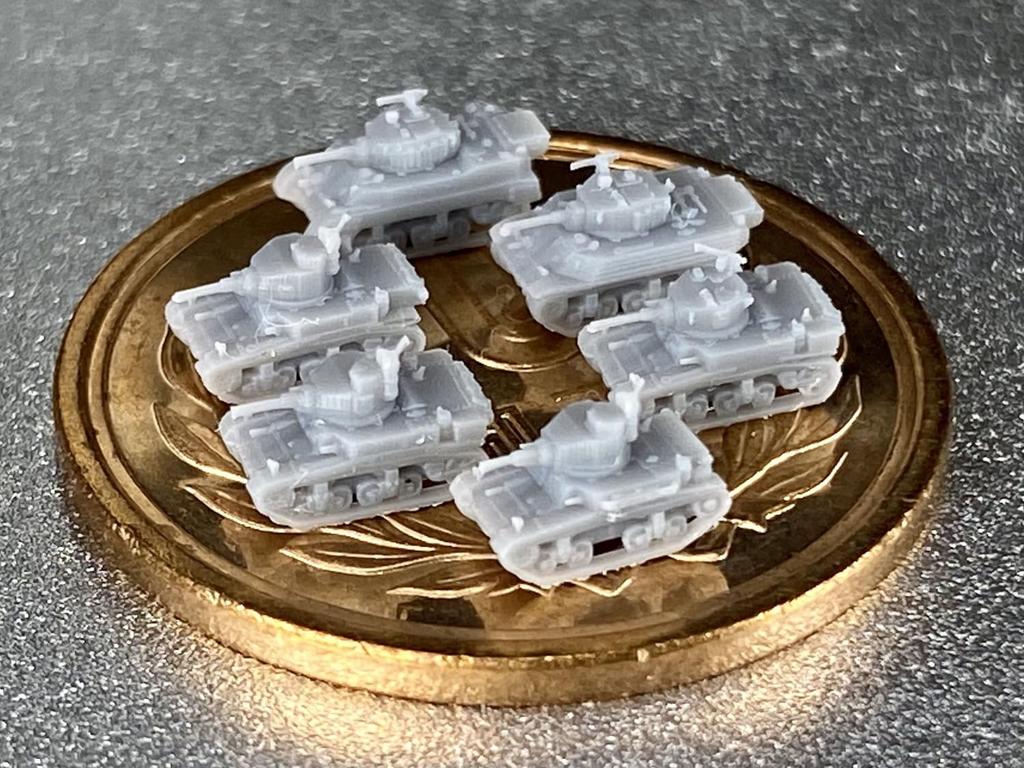Firestarter Scale American Light Tank 3D Printer 1/700 Set, Kit, FS-US14 (Military Vehicle)
