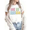 Casual Christian T-Shirt for Women Featuring a True Story Design - Short Sleeves, Round Neck, Lightweight, Perfect for Spring And Summer,