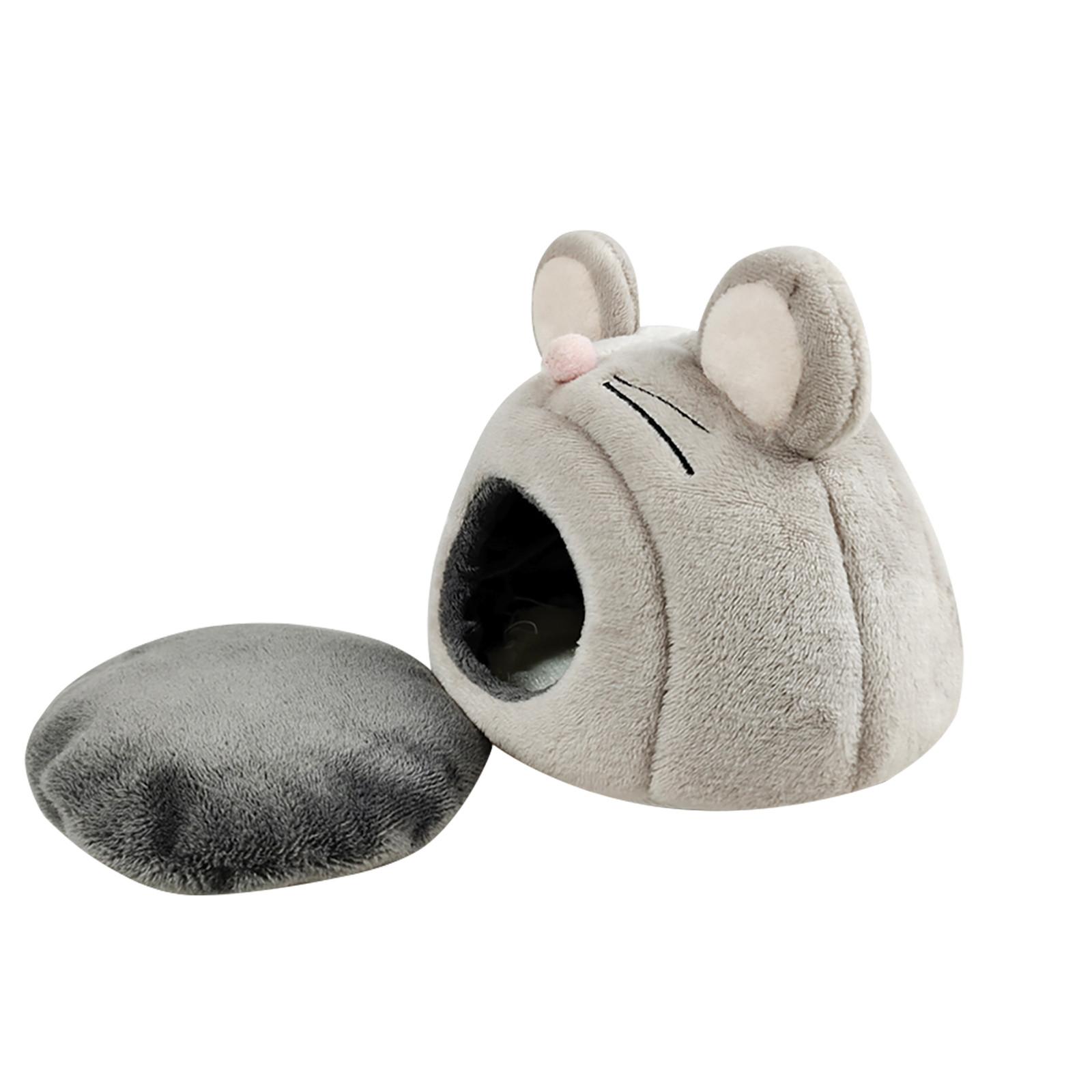 

Careful Appearance, Cute And Cute Little Pet Bedding, Hamster Home серый