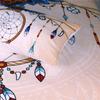 High-quality Soft Owl Beding Set Feather Dream Catcher Beding Ful Quen King-Sized Dimensionsd Dimensions Warm Comforter Set Premium Bedclothes