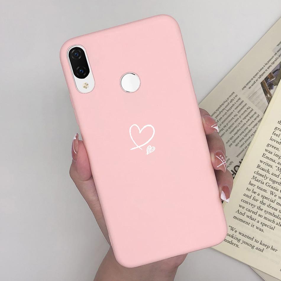 For Huawei Nova 3i Nova4 Case Shockproof Matte Cute Cartoon Soft Silicone Phone Back Cover For Huawei P Smart Plus Nova 3i Coque