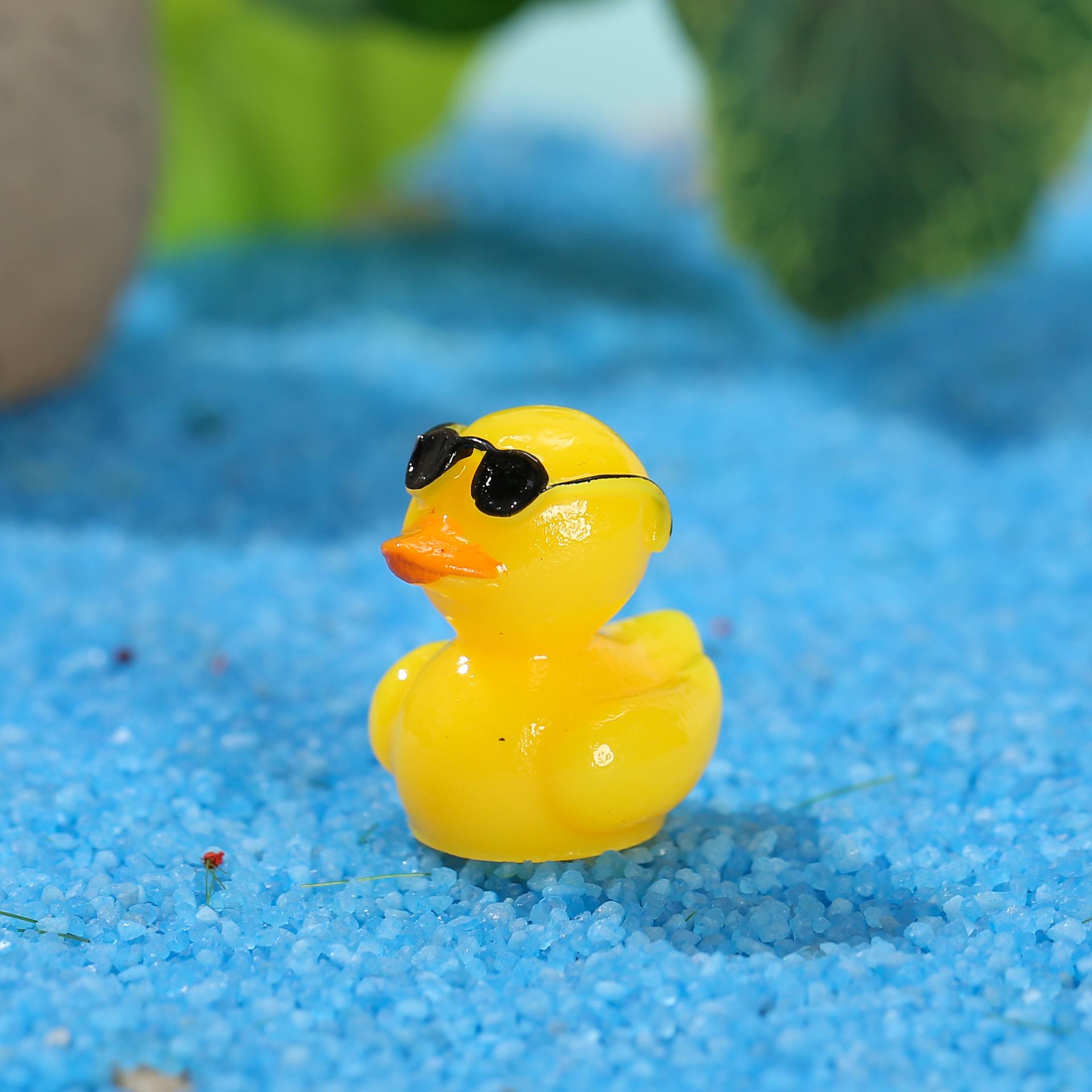 3D Resin Duckling Couple Ornament - Cute Micro-Landscape Animal Figurine