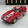 Simulation 1/32 Ford Shelby Cobra Sports Car Model Sound and Light Pull-Back Toy Vehicle Boy Ornament Collection Miniature Voiture