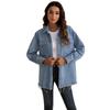 Women's European and American Casual Fashion Long-Sleeved Denim Jacket 2025