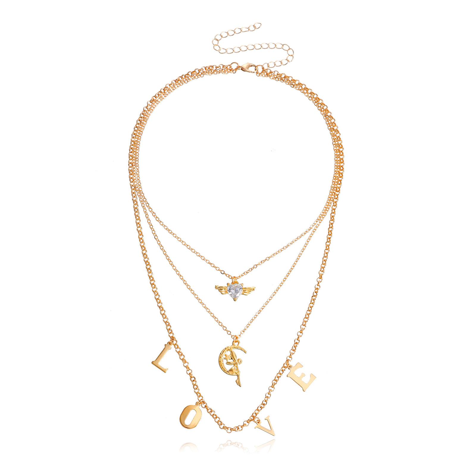 

LOVE letter necklace, women s choker necklace, Valentine s Day necklace, Valentine s Day gift, gift for her