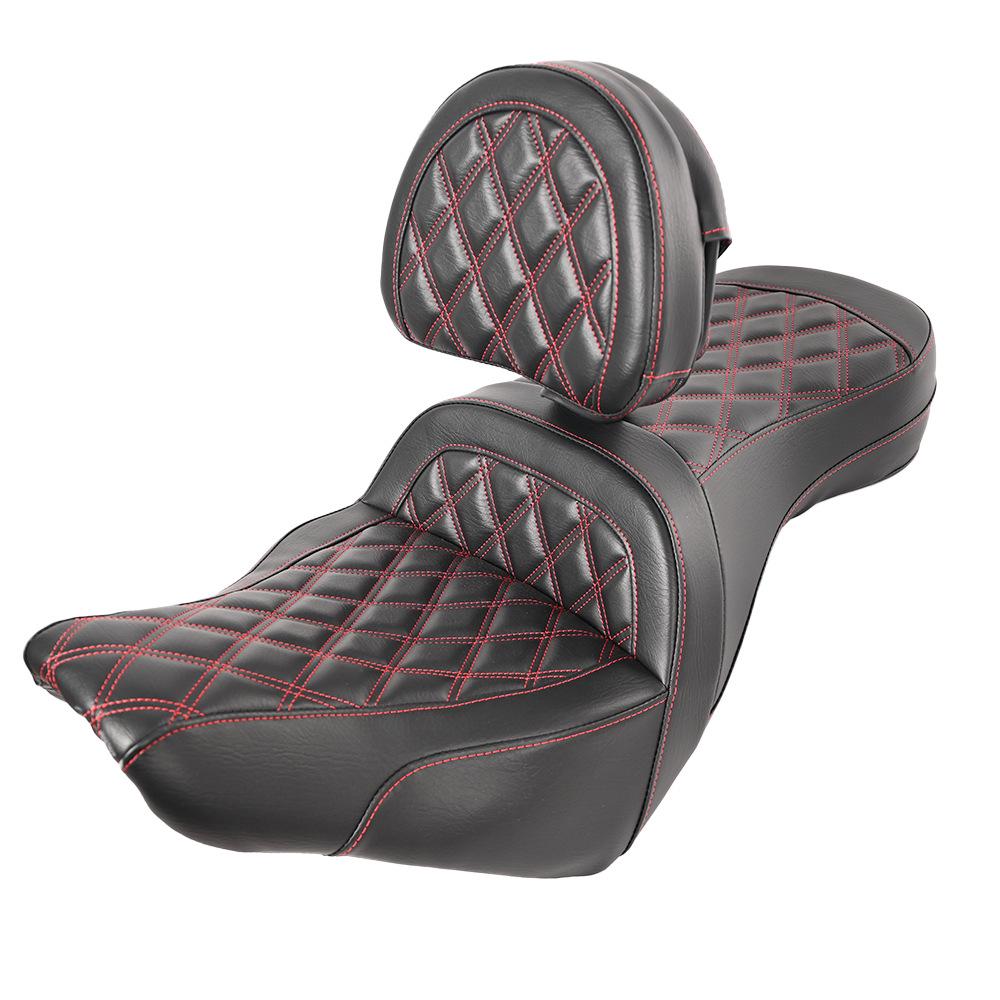 Softail Streetfighter Seat Cushion with Backrest for Harley-Davidson 18-25