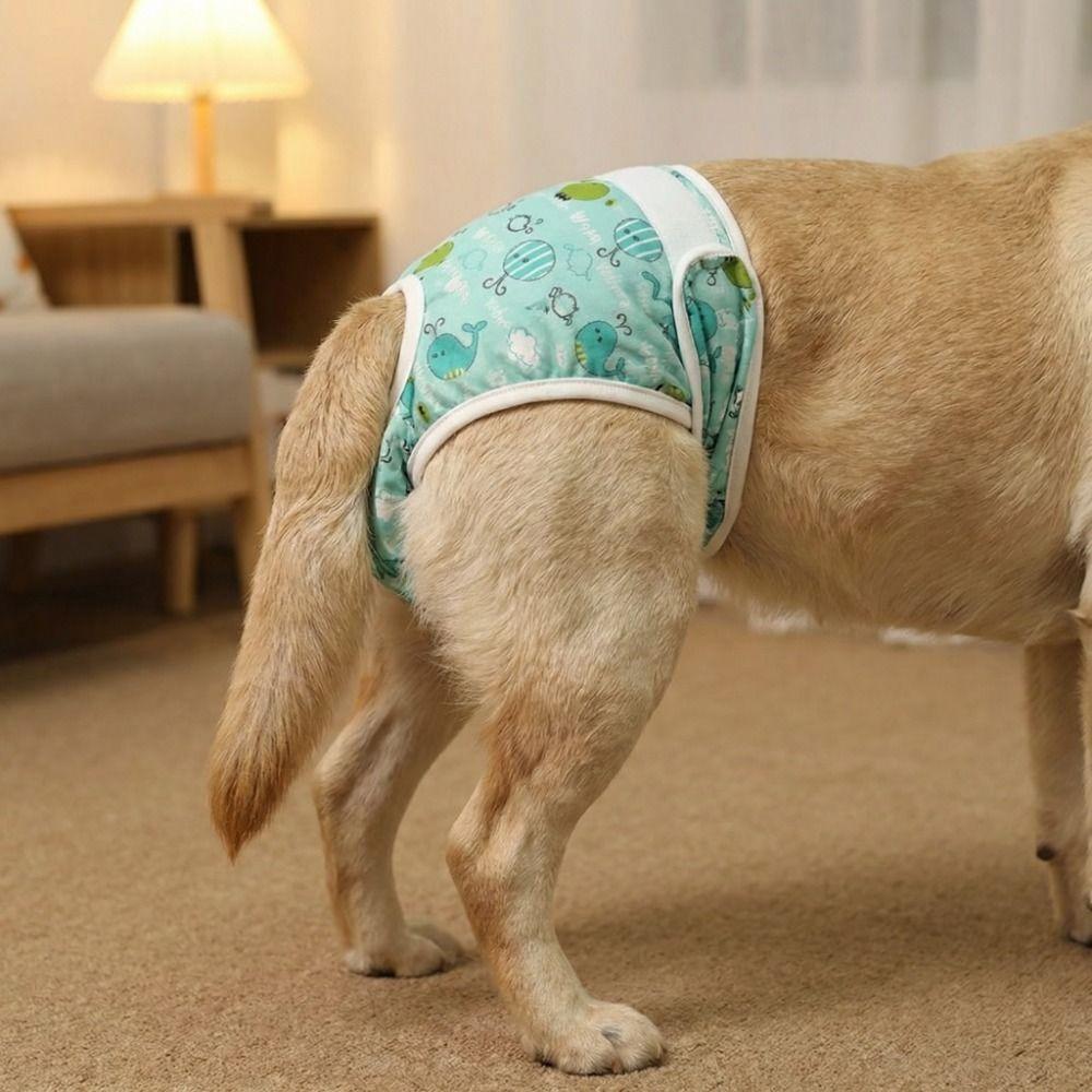 Elastic Waist Dog Physiological Pants Leak-Proof Dog Sanitary Panties Physiological Safety
