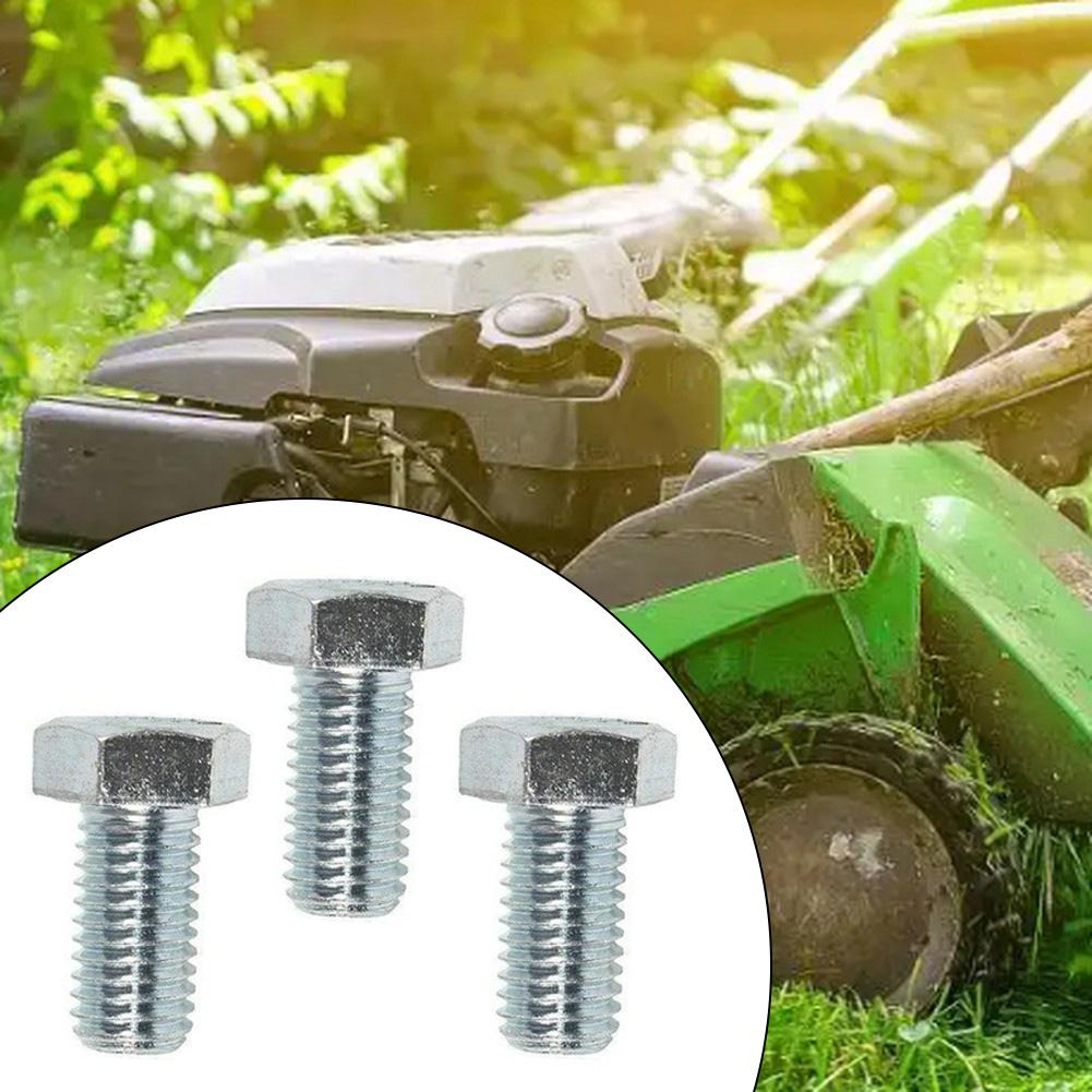 Replacement Lawn Mower Bolts 3pcs 781872 Compatible with For GR5 15349 for Blade Replacement and Equipment Upkeep