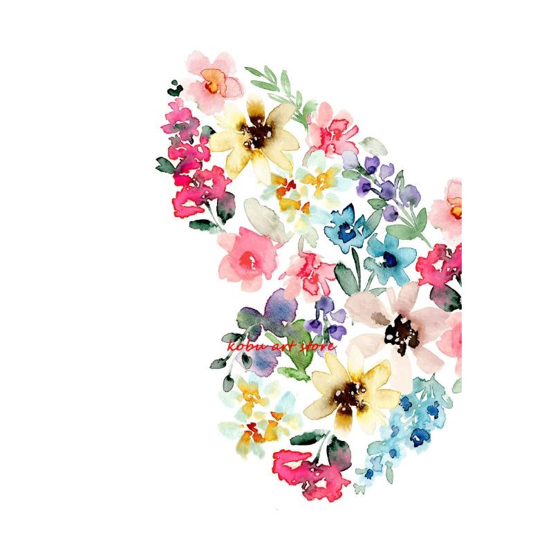 

Постер с полевой бабочкой, красочная акварельная цветочная бабочка, бохо, ромашка, печать на холсте, настенное искусство, картина, декор для комнаты девочки 21cm×30cm NoFrame