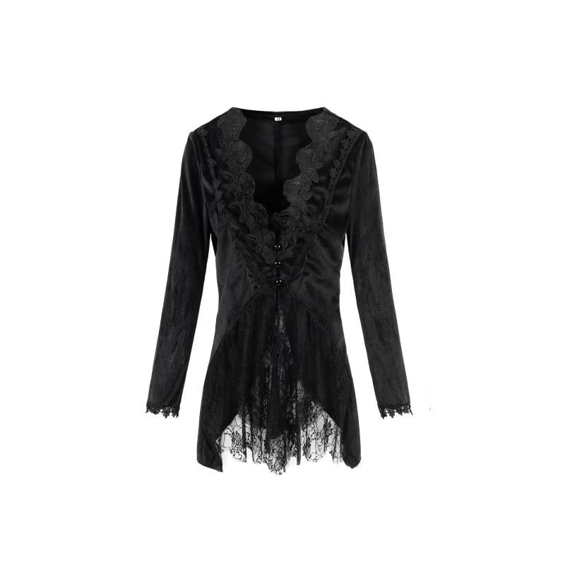 

Long Medium Coat Fashion Slimfit Trench Dark Tie Collar Court Cosplay Tuxedo Style C,S