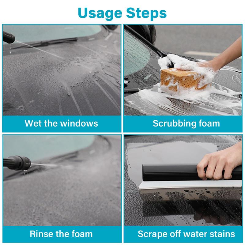 Non-Scratch Flexible Soft Silicone Handy Squeegee Car Water Wiper Clean Scraper Film Scraper Accessories