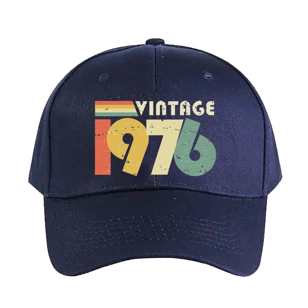 Vintage th Birthday Gift Distressed Cap Man Adult Hat Fashion Casual Adjustable Printed Baseball Caps Trucker Cap