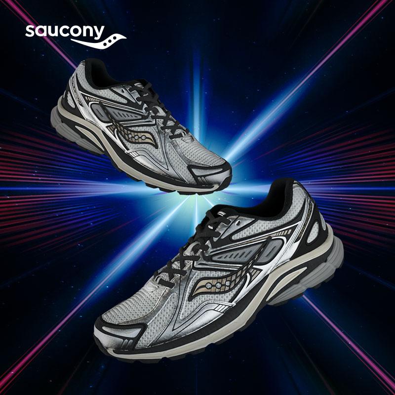 SAUCONY Kinvara 4 RE Bequeme Retro Strapazierfähige Low-Top Freizeit-Laufschuhe Unisex Sneaker Weiß Schwarz Silber S79052-5