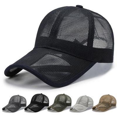 Hollowed-Out Brim Mesh Baseball Cap, Summer Breathable Sun-Protection Baseball Cap, Outdoor Casual Style Unisex