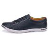 2025 Men's Comfortable Leather Casual Shoe  Fashionable And  Lightweight Sports Shoes Lace-Up Round -Toe Anti-Slip Walking Shoes