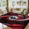 Eintracht Frankfurt Football Design Crystal Velvet Rug Soft Decorative Mat for Bedroom Entrance