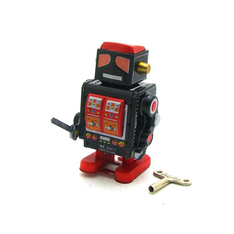 X-Men Robot Retro Photography Prop - Tin Toy Ornament for Themed Restaurant, Movable MS517