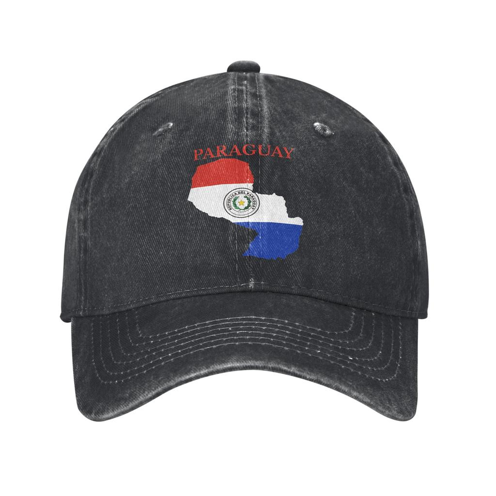 Paraguay Flag Baseball Caps Accessories for Unisex Women Adjustable Trucker Hat