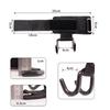 Weight Lifting Grip Hooks Lifting-Hook Hand-Bar Fitness Wrist Straps Heavy Duty