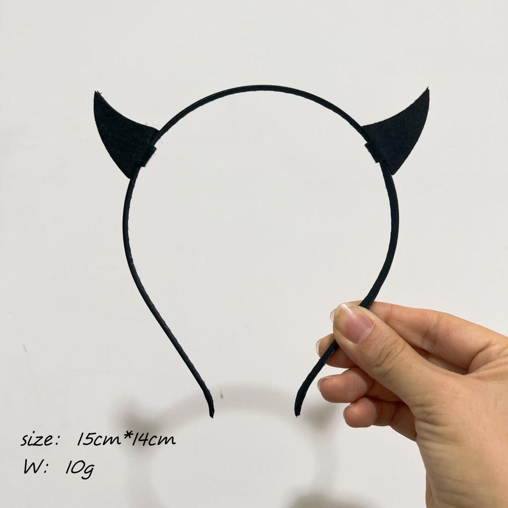 2pcs/Pack 3D Devil Funny Headband Hair Hoop,Devil Accessories,Hairband,Hair Hoop Headbands ,Halloween Costumes Holiday Essential
