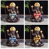 CO&LO Lord Ganesha India Elephant God Backflow Incense Burner Censer Holder Gift Decor