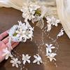 1Pc New Chinese Super Fairy Atmosphere Feeling Flower Tassel Hair Clip Female Light Luxury Premium Feeling Niche Side Clip