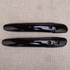 Side Door Handle Cover Trim with Smart Key Hole Fit for Mazda CX-5 SUV 2013-2017 2018      Glossy Black ABS