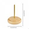 Wooden Yarn Spool Stand Smooth Finished Knitting Stable Base Crafting Accessory Single