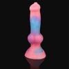 Super Soft Lightable Animal Penis Dog Dildo Adult Sex Toy Female Monster Cock Suction Cup Anal Toy Male Female Masturbation