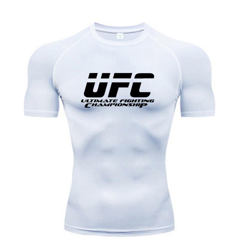T-shirt Respect The Fight Men's Short Sleeve Ultimate Fighting Championship Training Tops