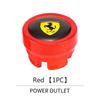 ABS Car Cigarette Lighter Cover Dust Proof Decoration Cap For Ferrari 308 GT4 328 GTB GTS F355 360 Modena F430 458ltalia 488 GTB MQ4