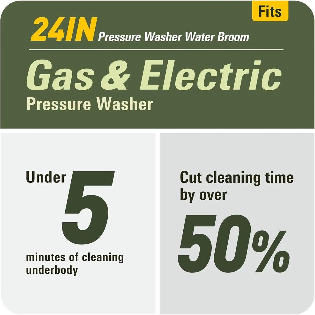 4000psi High Pressure Cleaning Gun 7 Hole Rotating Nozzle for Car Wash Underbody Cleaning Municipal Sanitation Use