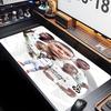 Kylian Mbappé Thema Premium Rutschfestes Mauspade mit Genähten Kanten, Strapazierfähiges Gummi-Material, für Schreibtisch & Gaming Tolle Geschenke
