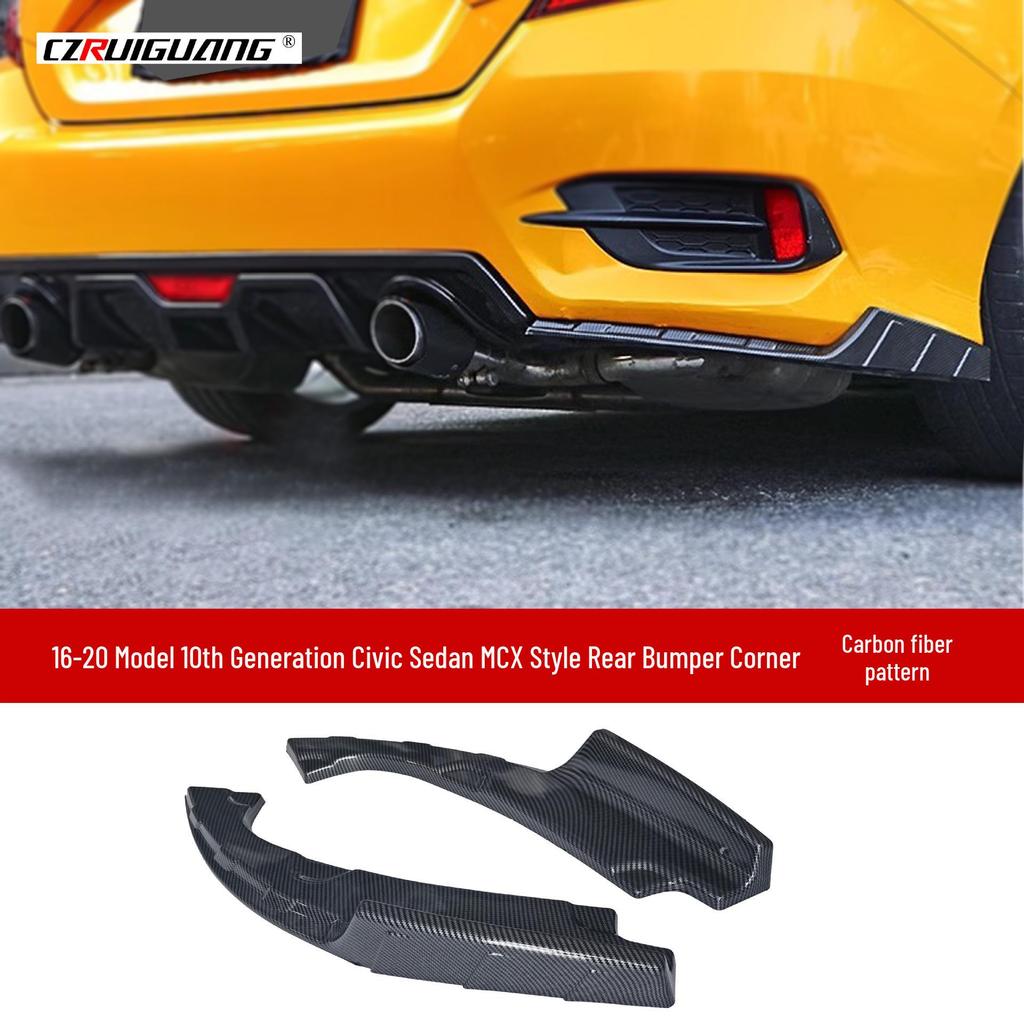 Kit de Carroceria Difusor Traseiro e Splitter Frontal para Civic 10ª Geração